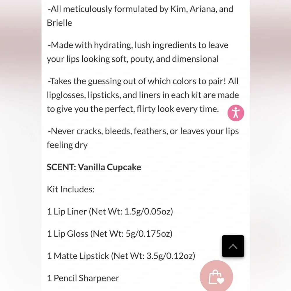 KAB Cosmetics Ready By 8 lip set